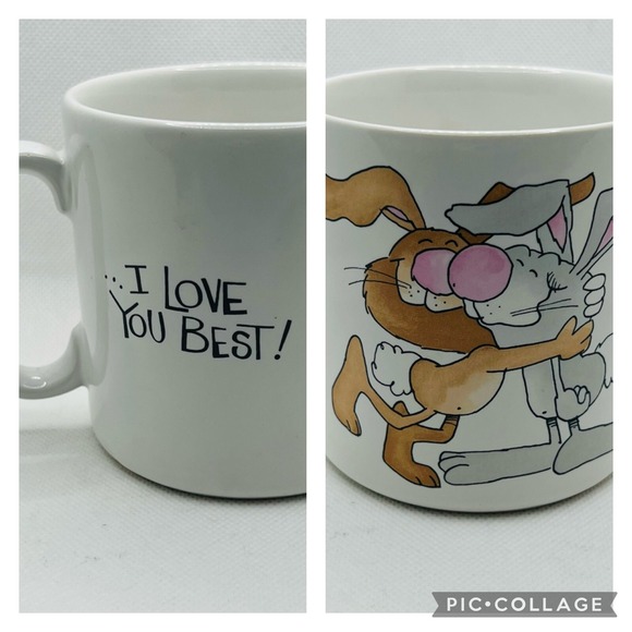 Other - Vintage 'I Love You Best NEXT TO ME' ❤️ 1985 United China & Glass Co Ceramic Mug
